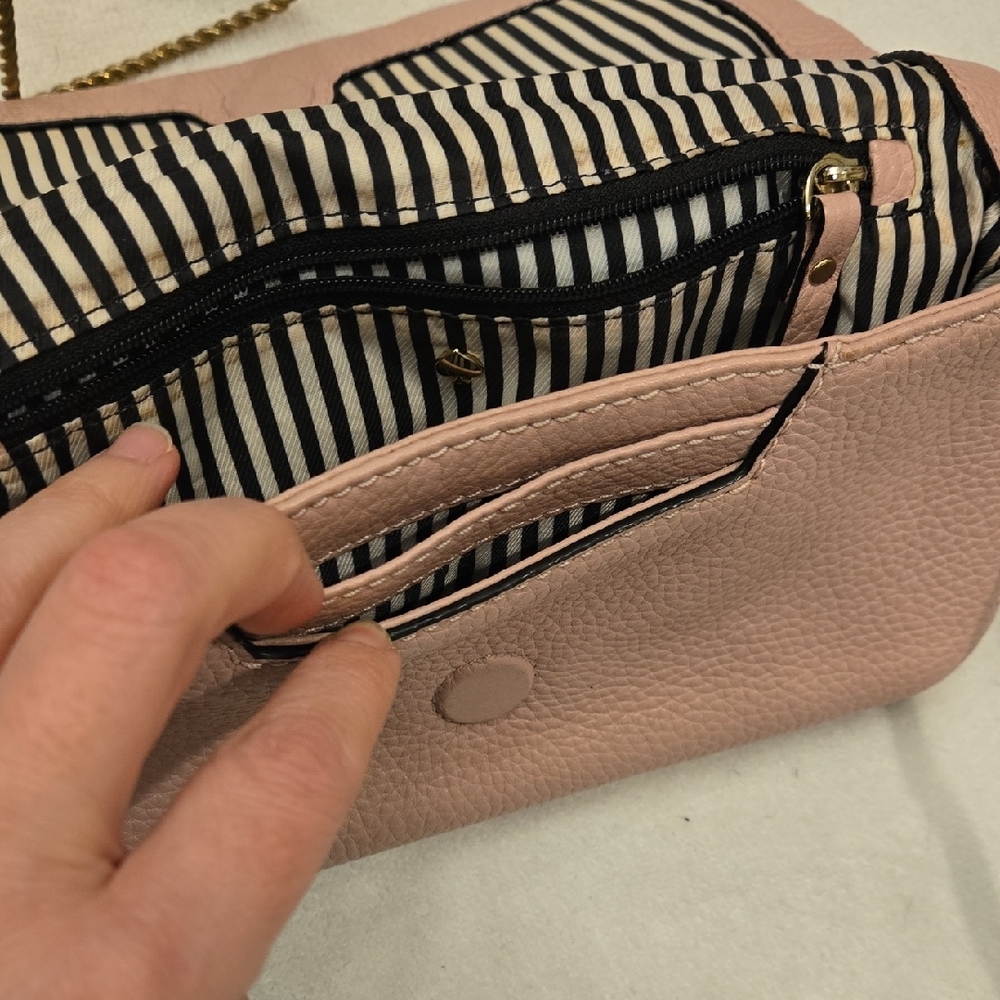 Kate Spade Cobble Hill Taryn Leather Crossbody – Rose Cloud - Picture 8 of 15